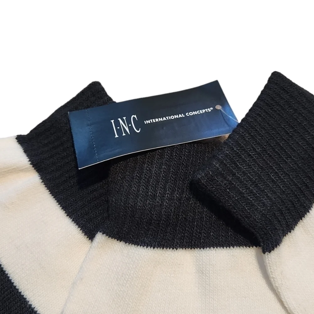 INC Women's Pair + 1 Black White and Pink Gloves Set Gift Set NWT